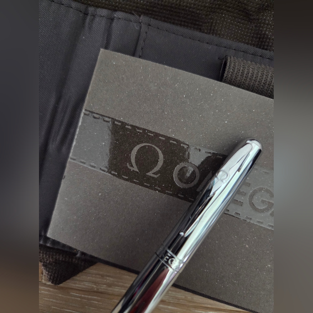 Omega Notepad Wallet & Pen - Seamaster, Speedmaster, Deville, Constellation RARE - Picture 11 of 12